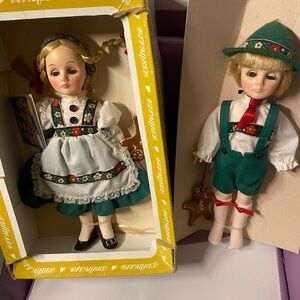 Effanbee Hansel and Gretel doll set. Antique. A few flaws